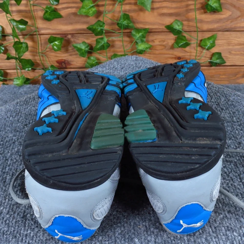 Puma Tazon II Men Athletic Shoes‎ Size 12 Training Sneakers Gray Blue Fabric